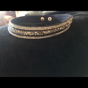 Rhinestone choker